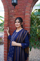 Chamki Dhanak Full Heavy Embroidered 3-Piece Suit