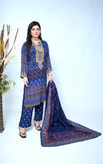 Linan embroidered 3 piece