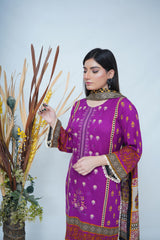 Linan embroidered 3 piece