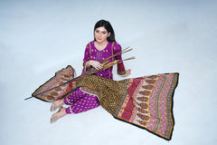 Linan embroidered 3 piece