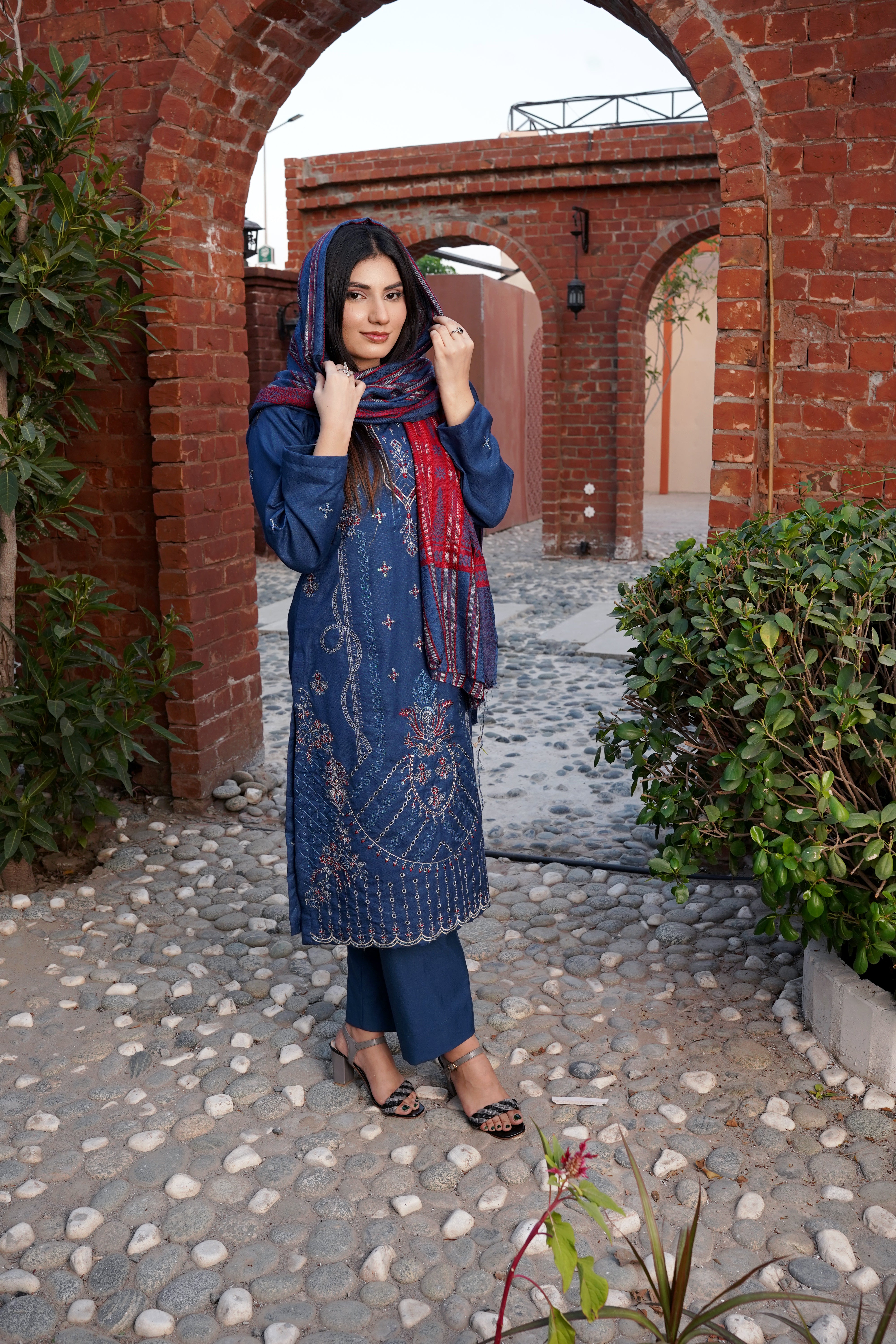 Chamki Dhanak Full Heavy Embroidered 3-Piece Suit