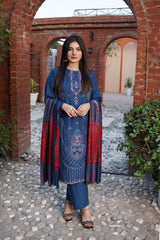Chamki Dhanak Full Heavy Embroidered 3-Piece Suit
