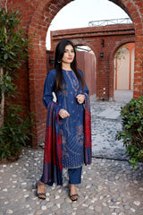Chamki Dhanak Full Heavy Embroidered 3-Piece Suit