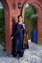 Chamki Dhanak Full Heavy Embroidered 3-Piece Suit