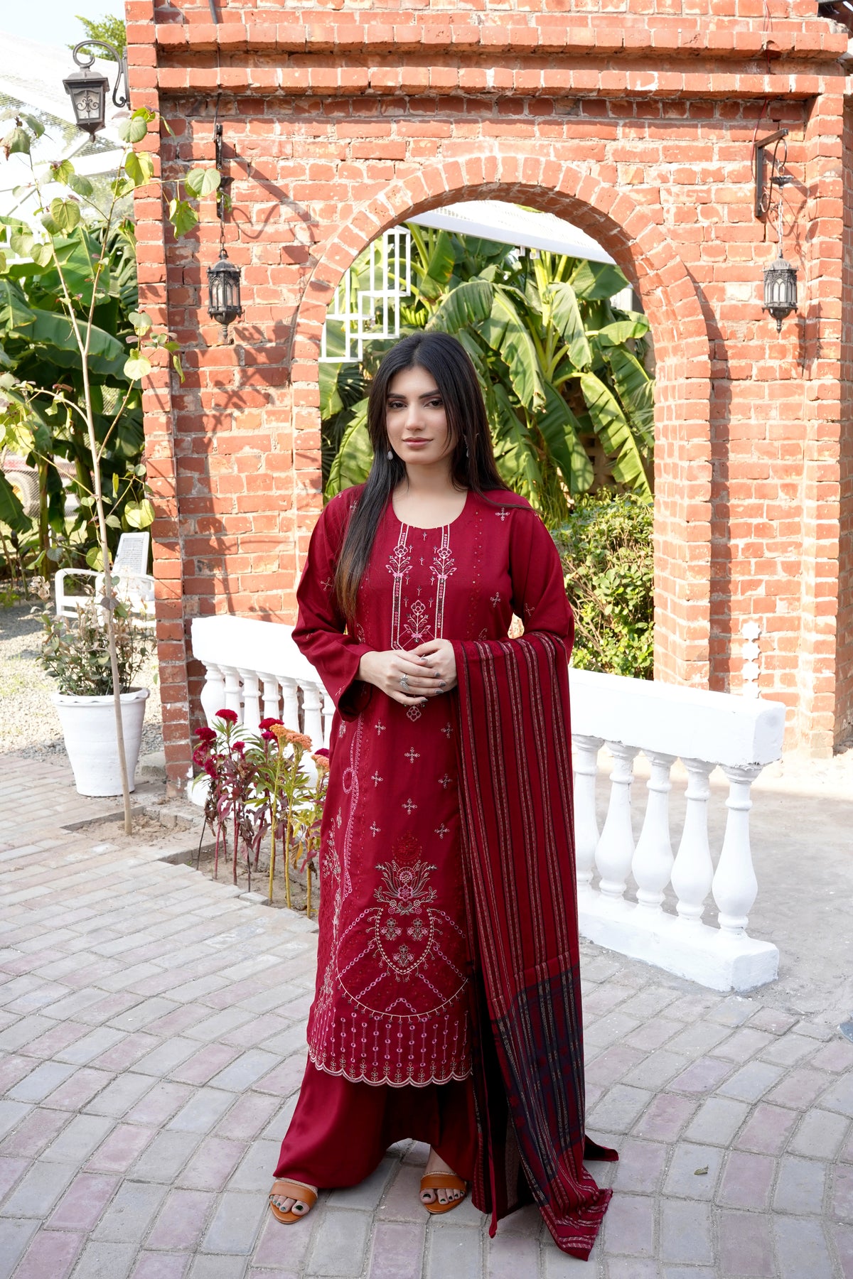 Chamki Dhanak Full Heavy Embroidered 3-Piece Suit