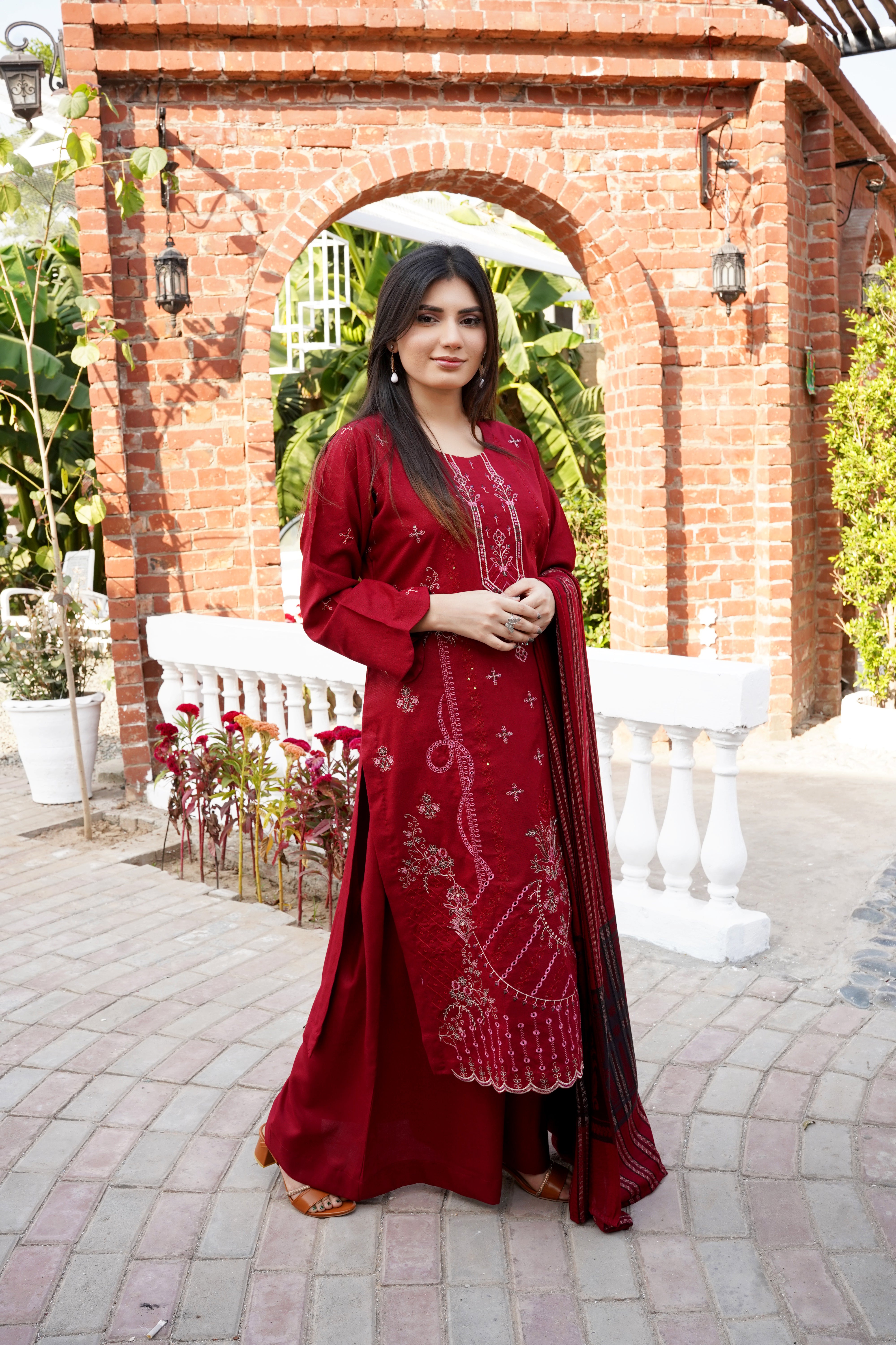 Chamki Dhanak Full Heavy Embroidered 3-Piece Suit