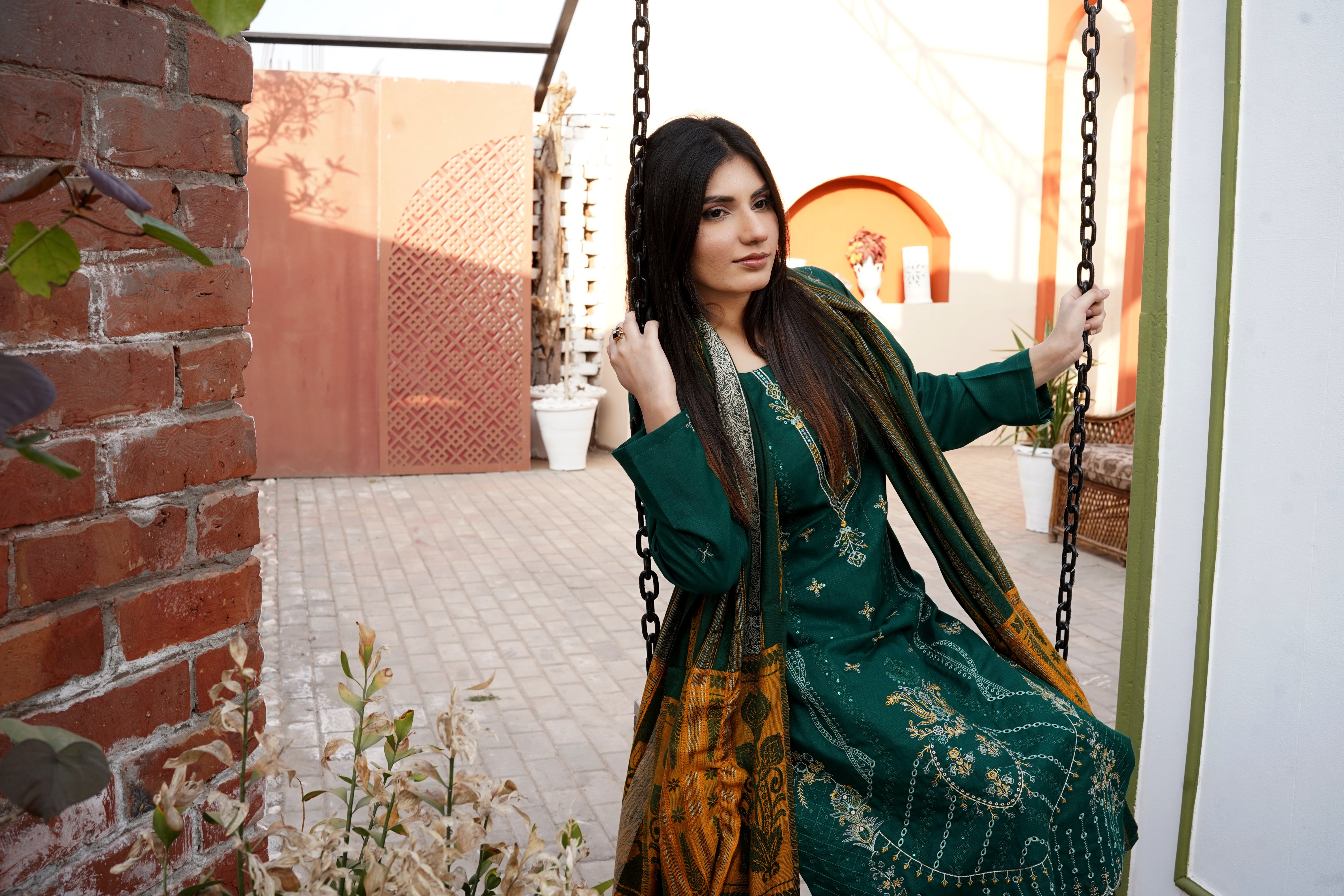 Chamki Dhanak Full Heavy Embroidered 3-Piece Suit